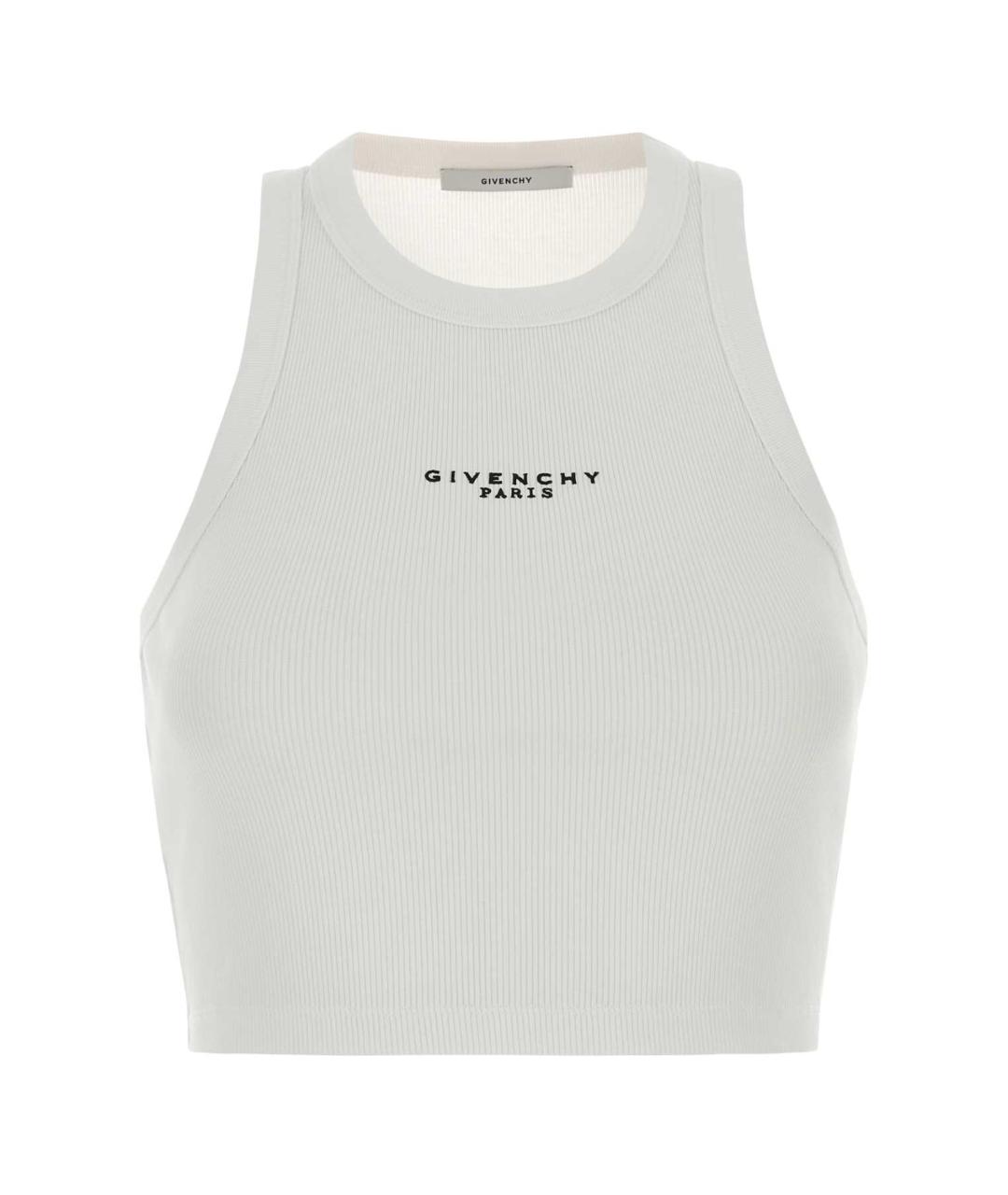 GIVENCHY Белая хлопковая майка, фото 1