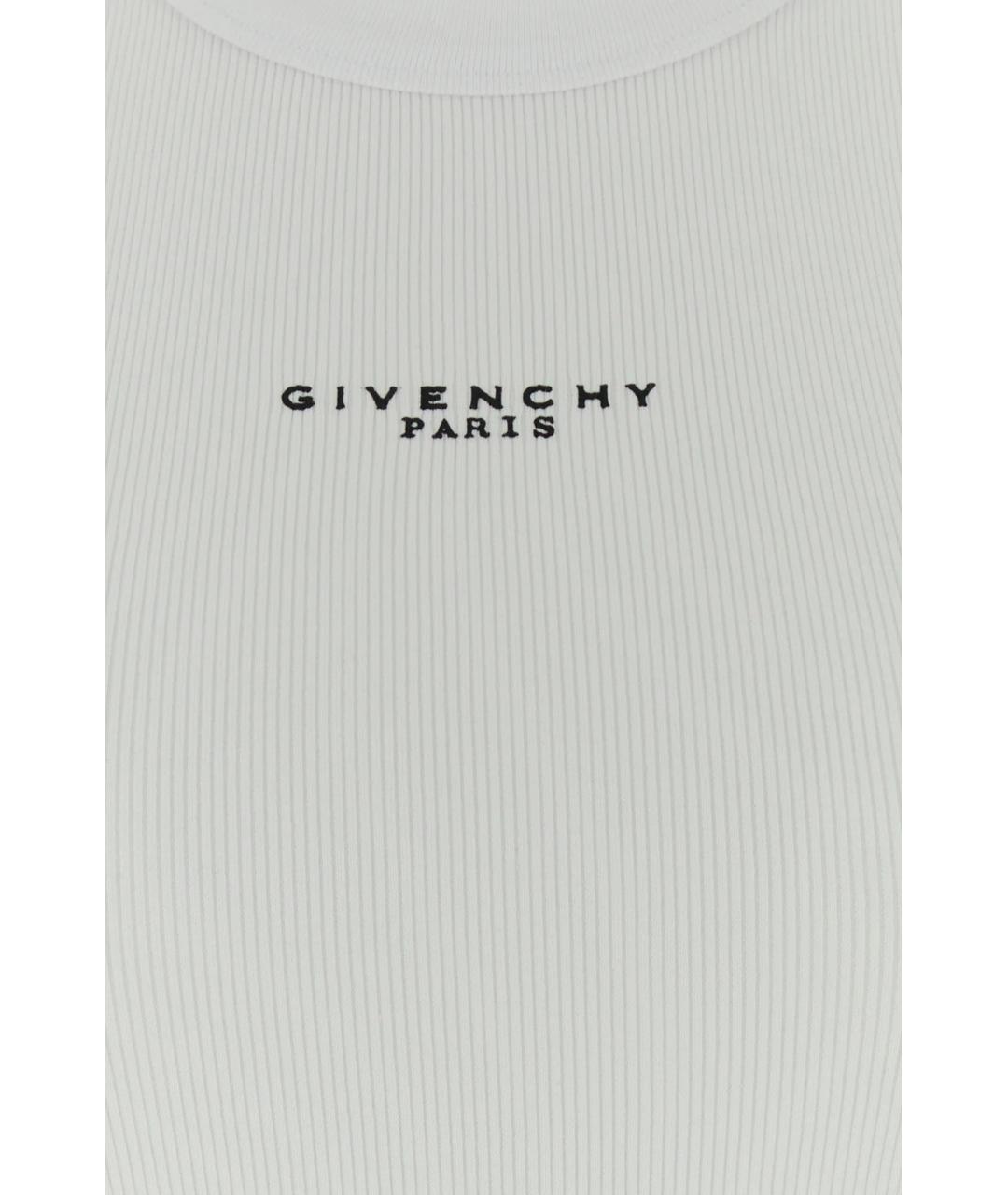 GIVENCHY Белая хлопковая майка, фото 3