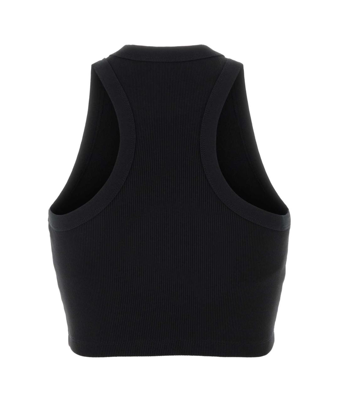 GIVENCHY Черная хлопко-эластановая майка, фото 2