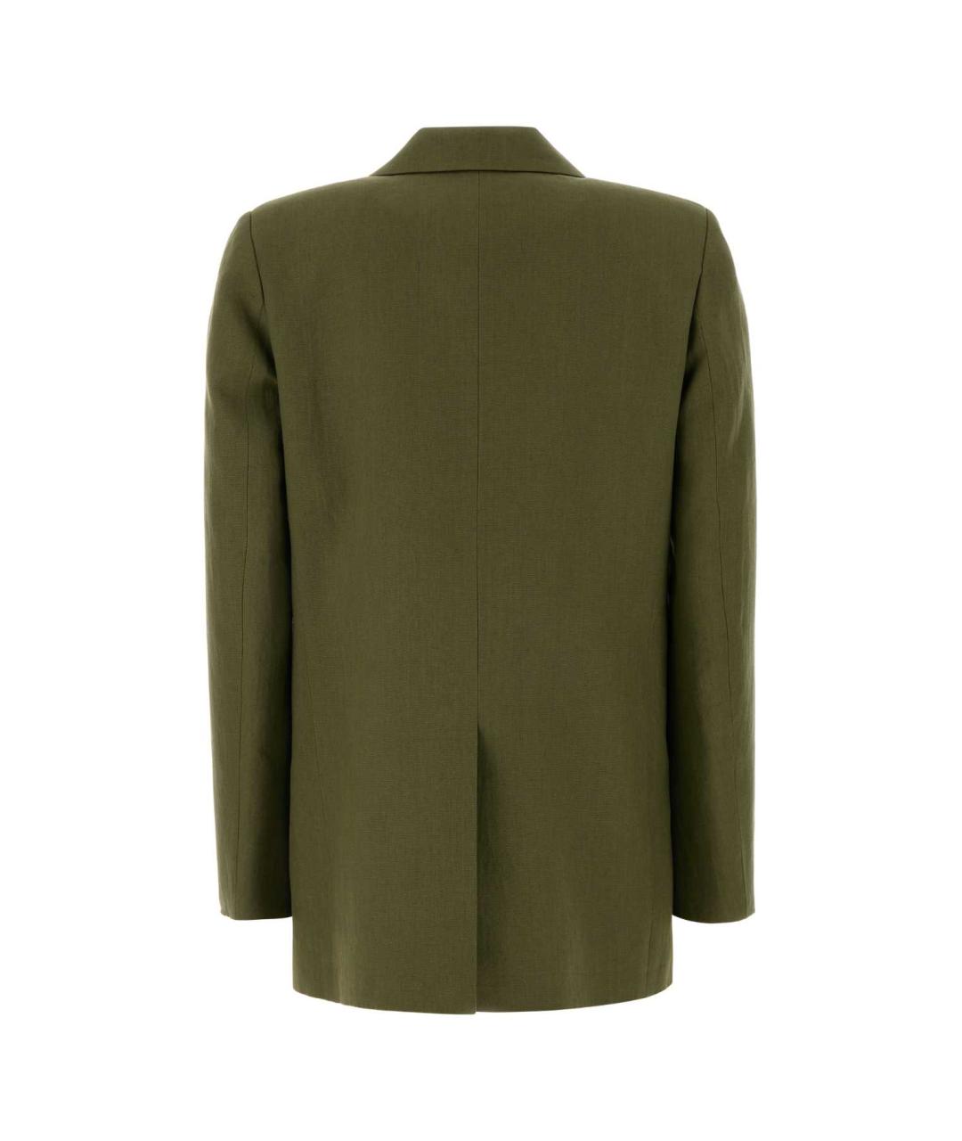 BLAZE MILANO Зеленый льняной жакет/пиджак, фото 2