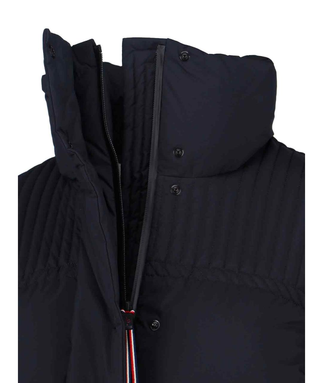 MONCLER GRENOBLE Черный полиэстеровый пуховик, фото 4