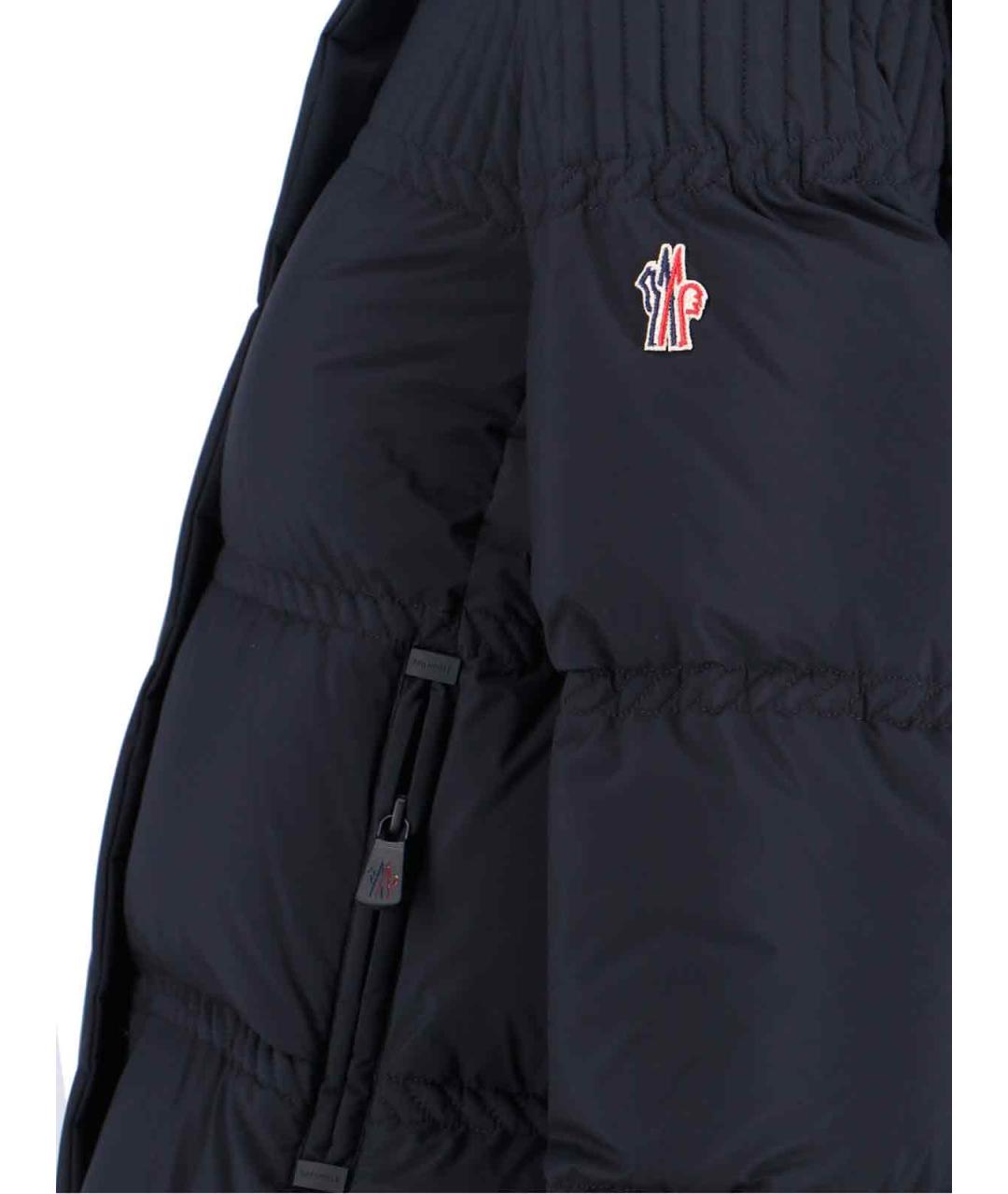 MONCLER GRENOBLE Черный полиэстеровый пуховик, фото 3