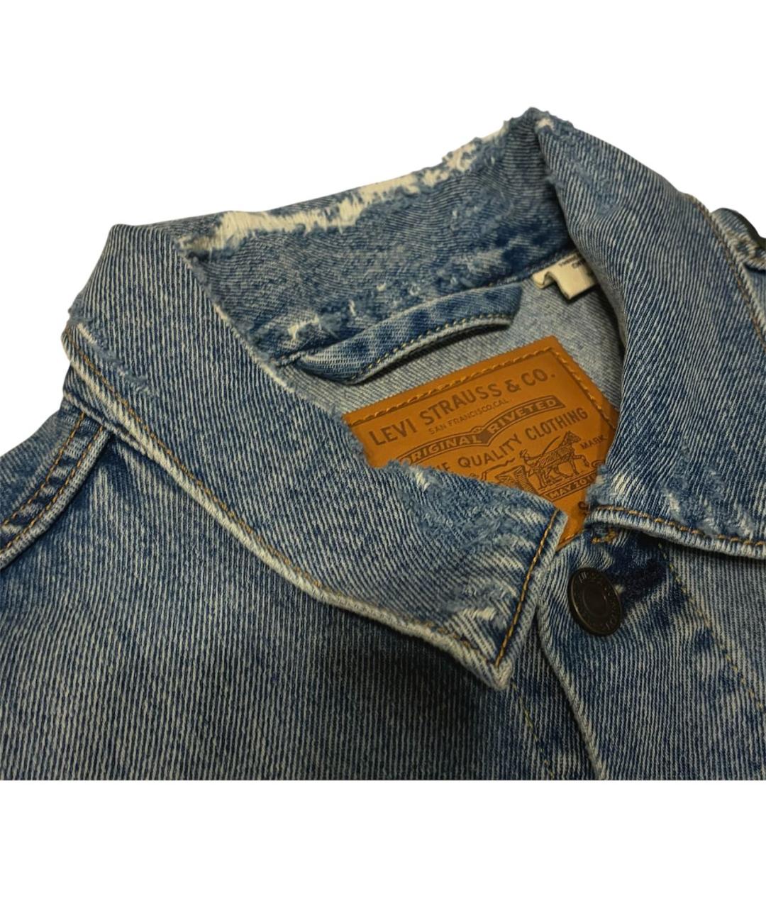 LEVI'S Синяя деним куртка, фото 3