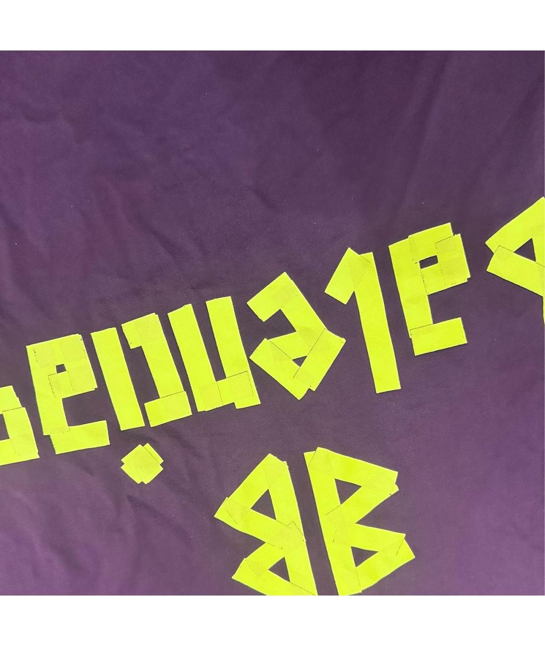 BALENCIAGA Бордовая хлопковая футболка, фото 4