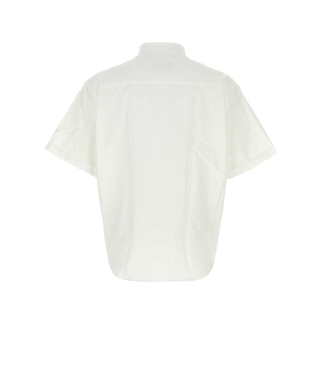 Ami Paris Белая хлопковая кэжуал рубашка, фото 2