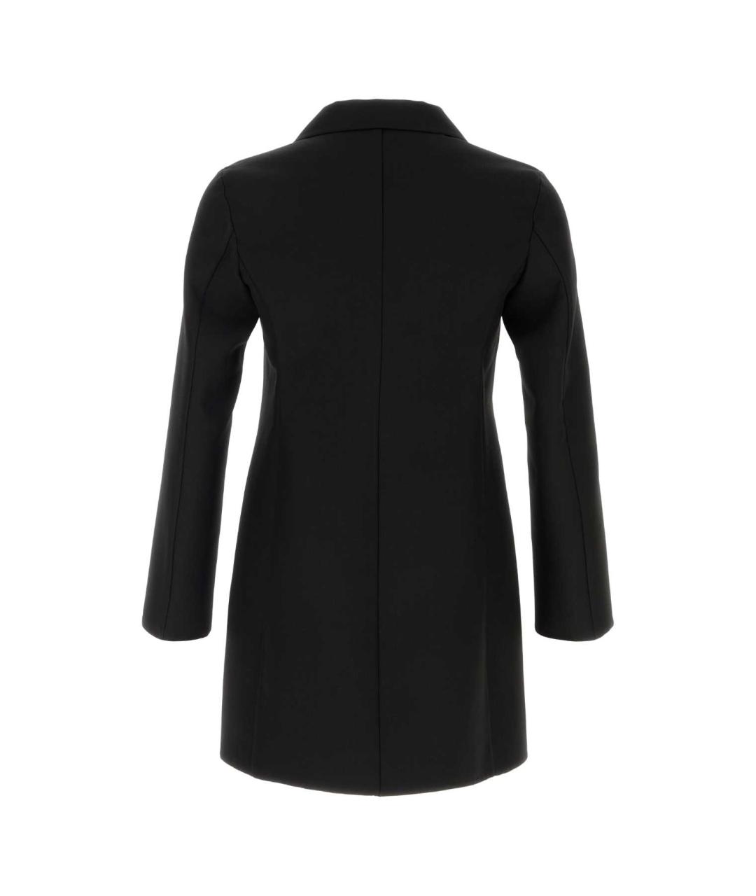 JIL SANDER Черное шерстяное пальто, фото 2