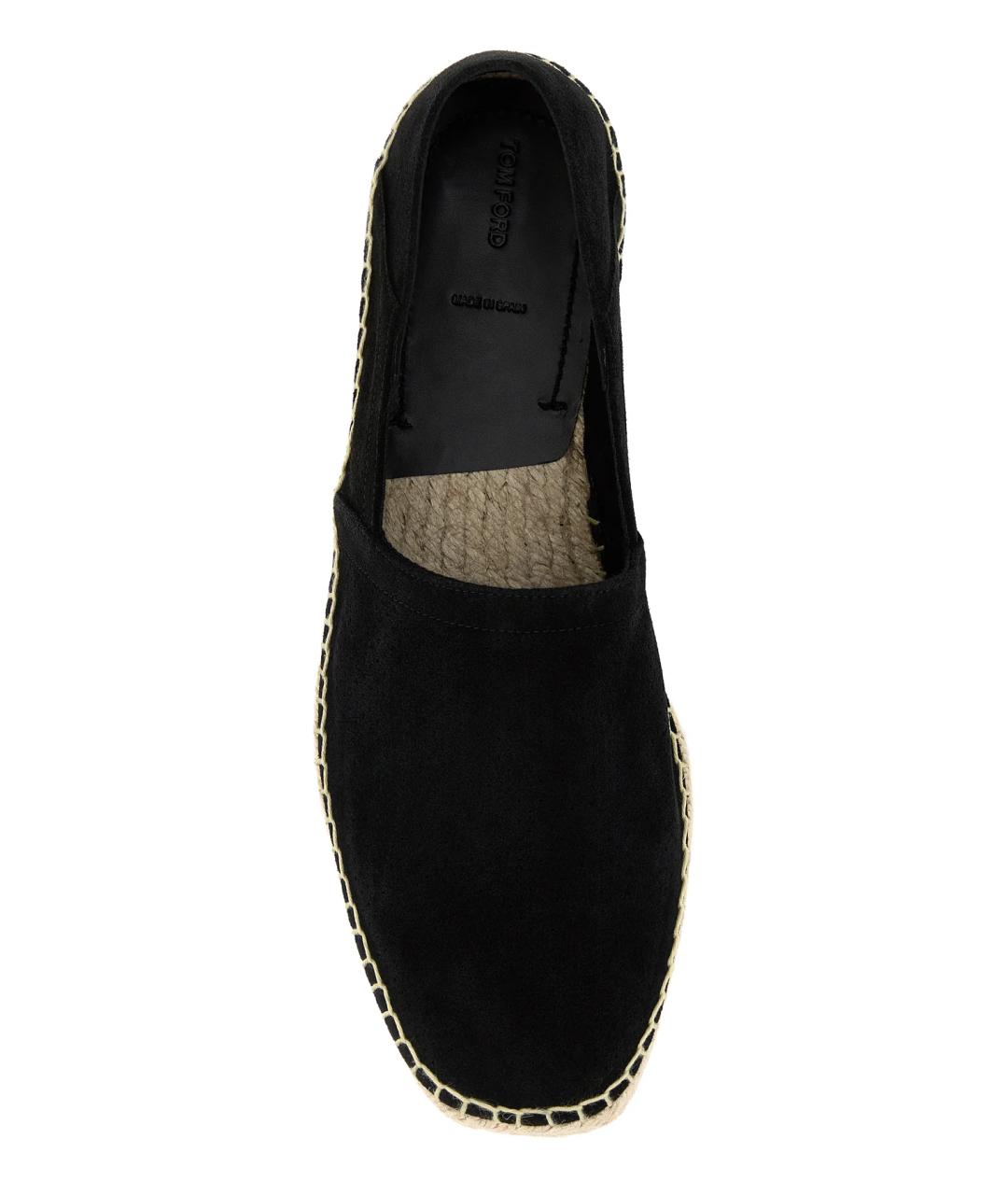 TOM FORD Черные замшевые эспадрильи, фото 3