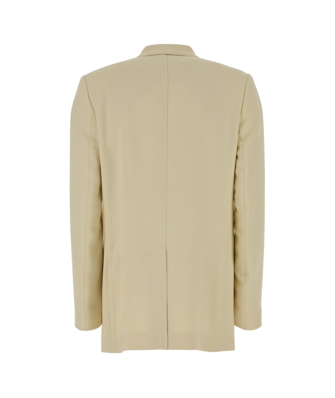 JACOB COHEN Бежевый вискозный жакет/пиджак, фото 2