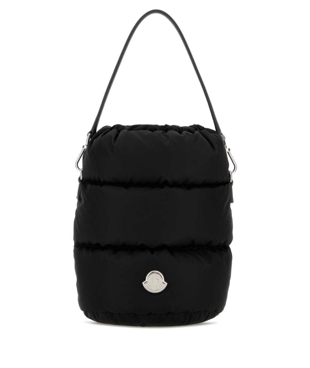 MONCLER Черная синтетическая сумка через плечо, фото 3