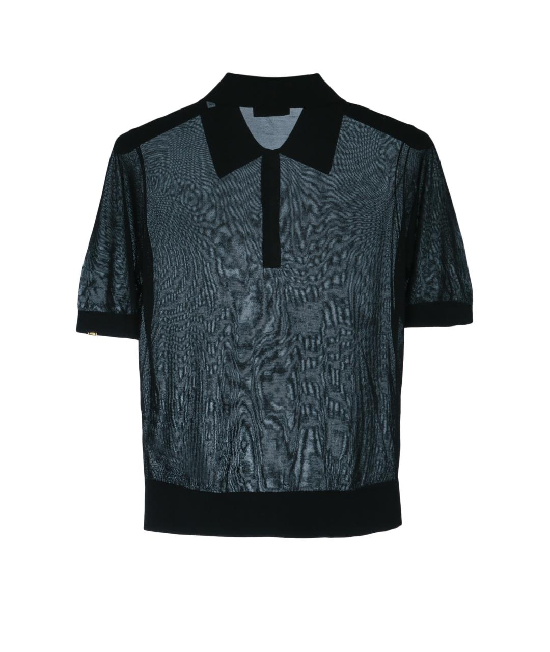 ELISABETTA FRANCHI Черная футболка, фото 2