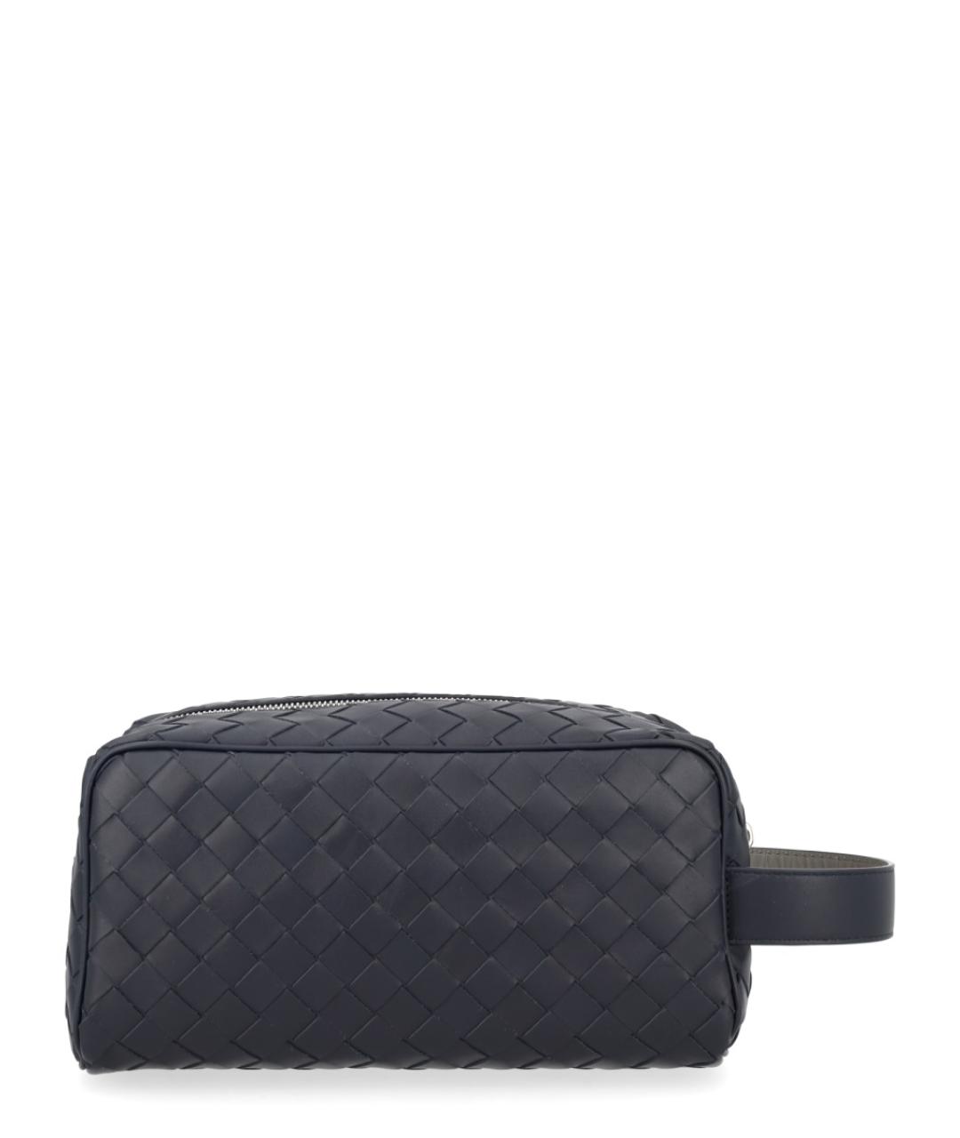 BOTTEGA VENETA Черная кожаная барсетка, фото 1