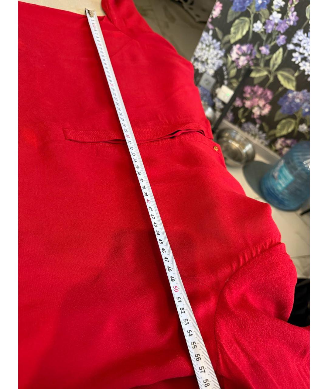 DIANE VON FURSTENBERG Бордовое креповое коктейльное платье, фото 6