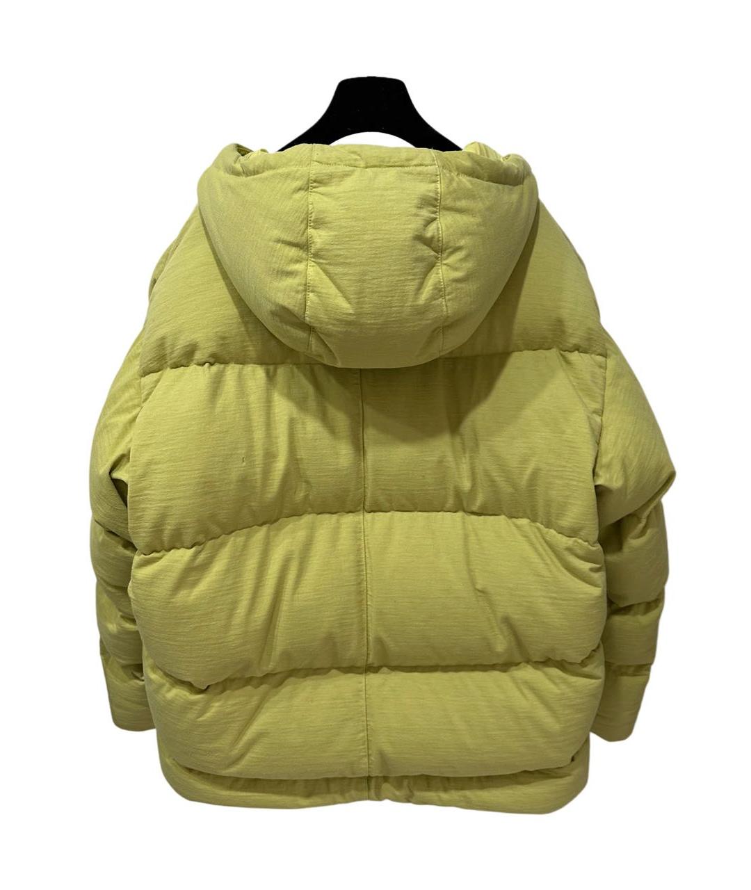 STONE ISLAND SHADOW PROJECT Желтый полиамидовый пуховик, фото 3