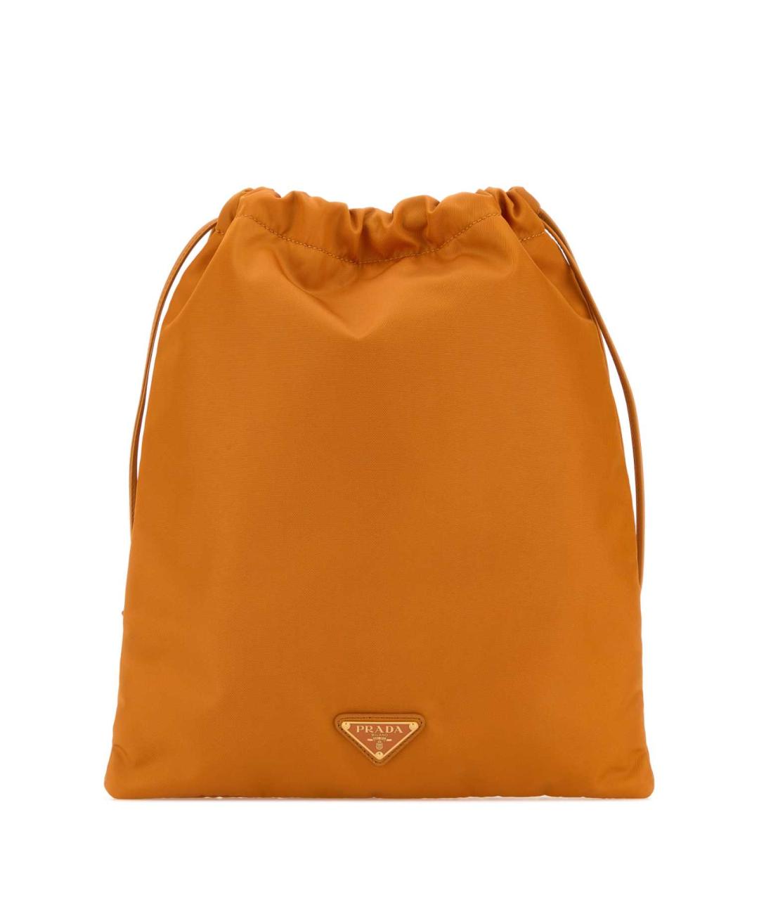 PRADA Оранжевая тканевая косметичка, фото 1
