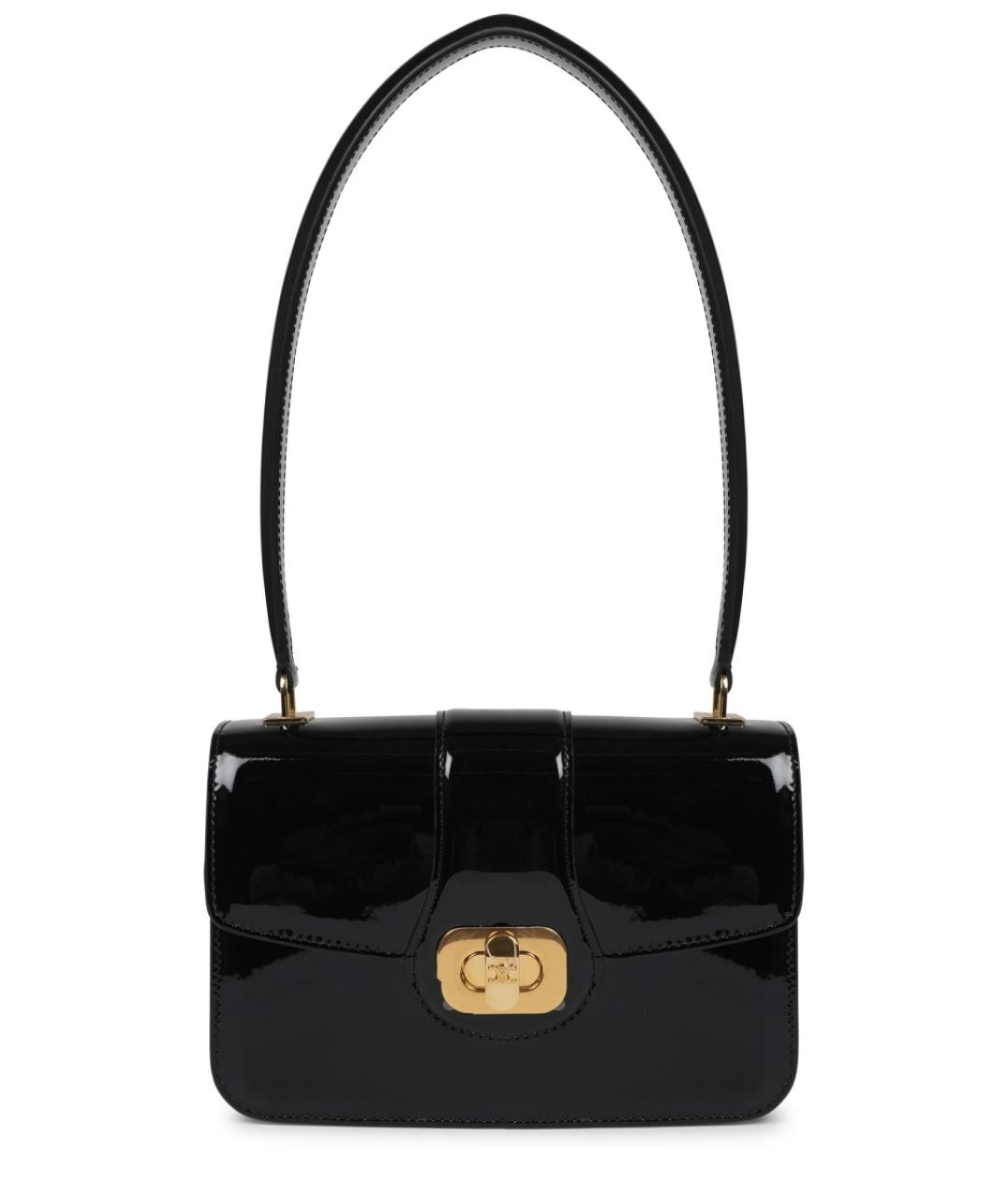 CELINE Черная кожаная сумка через плечо, фото 1