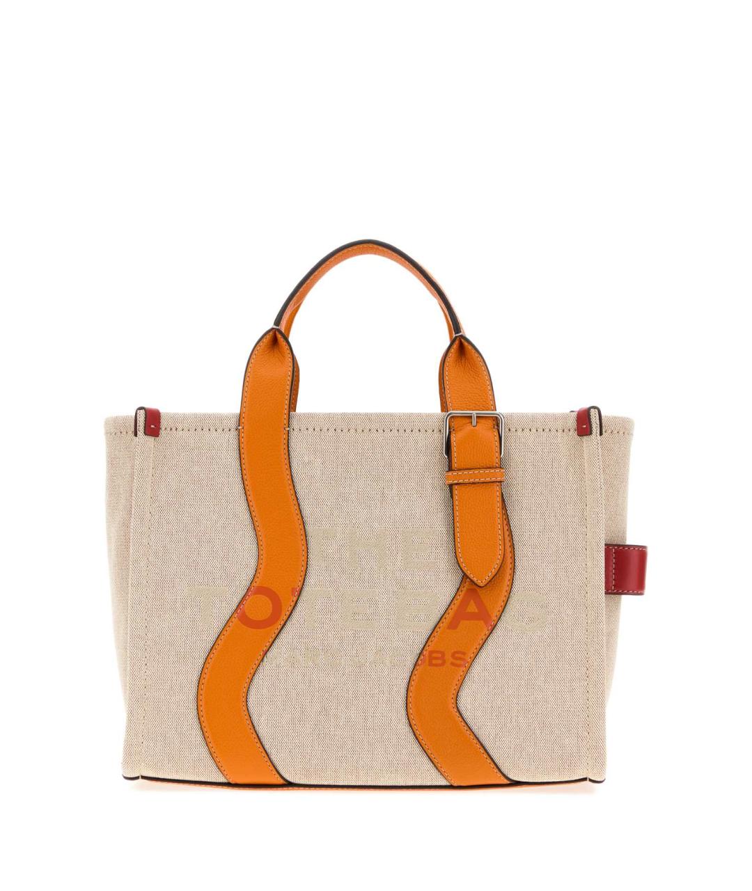 MARC JACOBS Бежевая хлопковая сумка тоут, фото 1