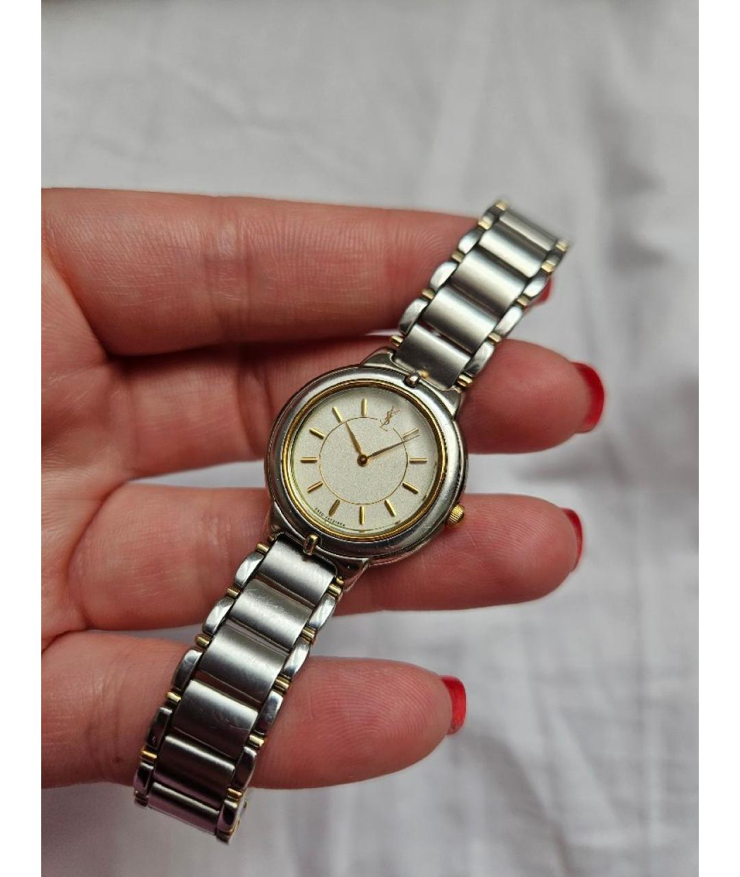 SAINT LAURENT Серебряные стальные часы, фото 5