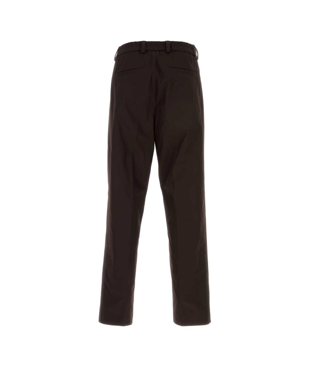 HUGO BOSS Коричневые хлопковые повседневные брюки, фото 2