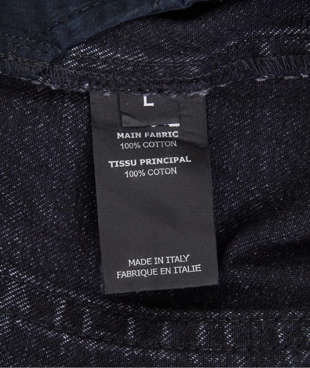 VETEMENTS Черные хлопковые прямые джинсы, фото 4