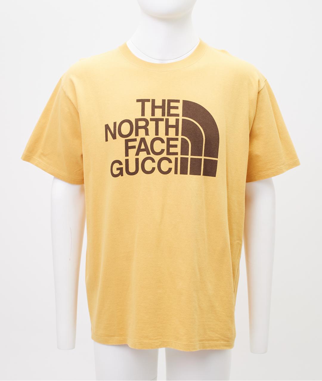 THE NORTH FACE Желтая хлопковая футболка, фото 6