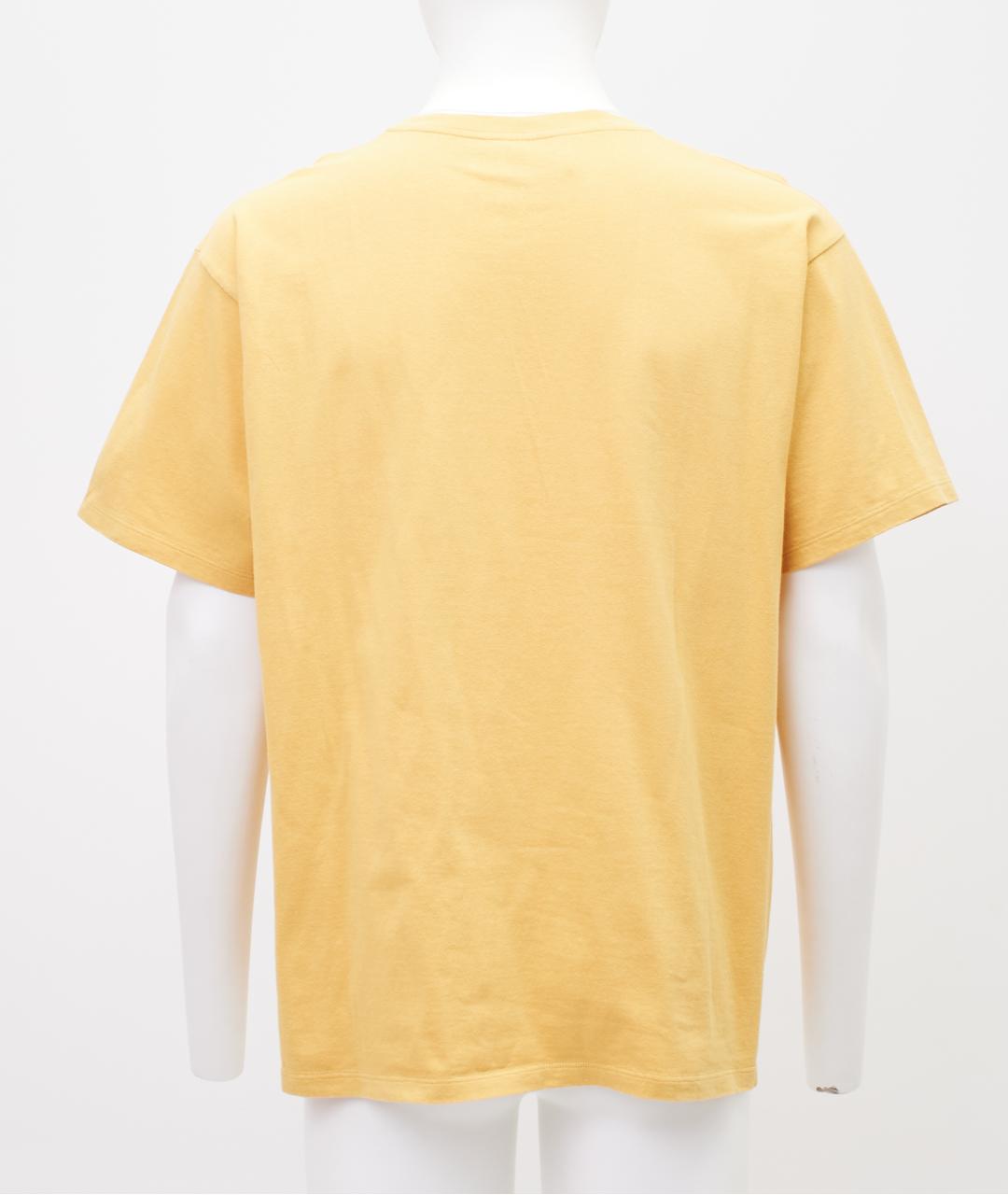 THE NORTH FACE Желтая хлопковая футболка, фото 2