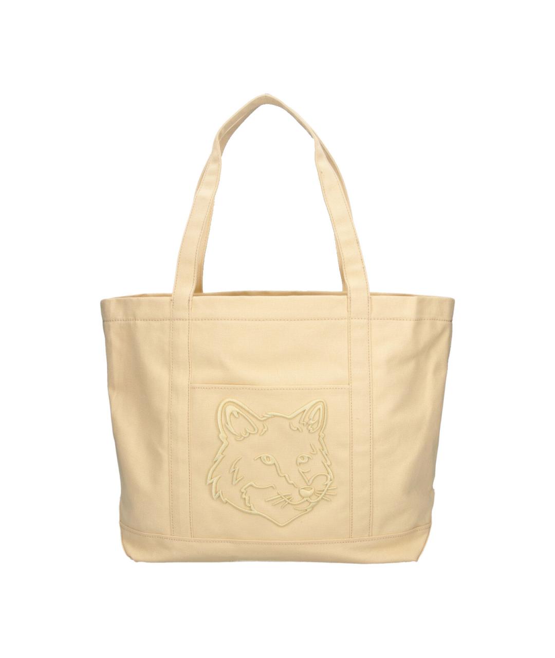 MAISON KITSUNE Хлопковая сумка тоут, фото 1