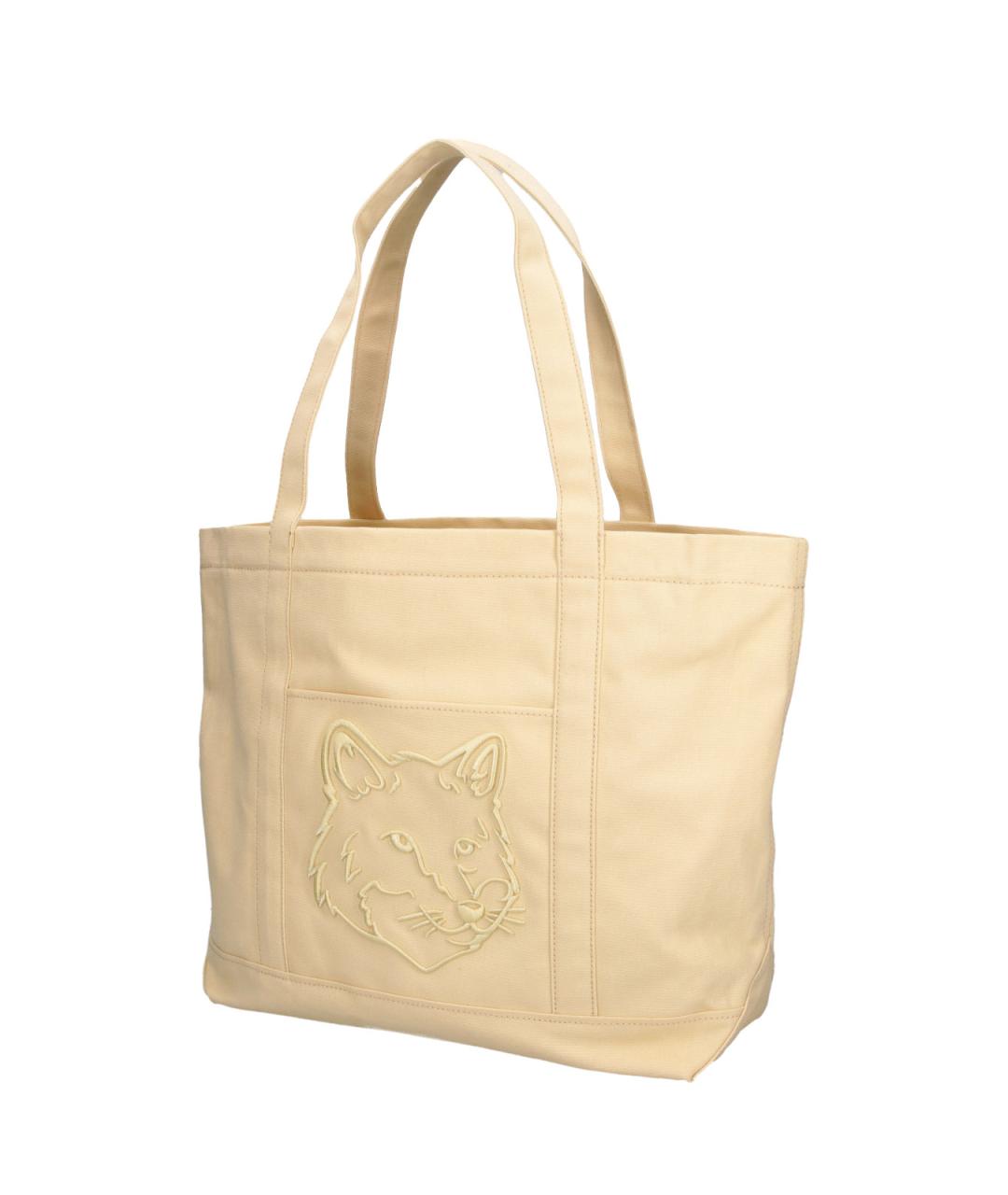 MAISON KITSUNE Хлопковая сумка тоут, фото 2