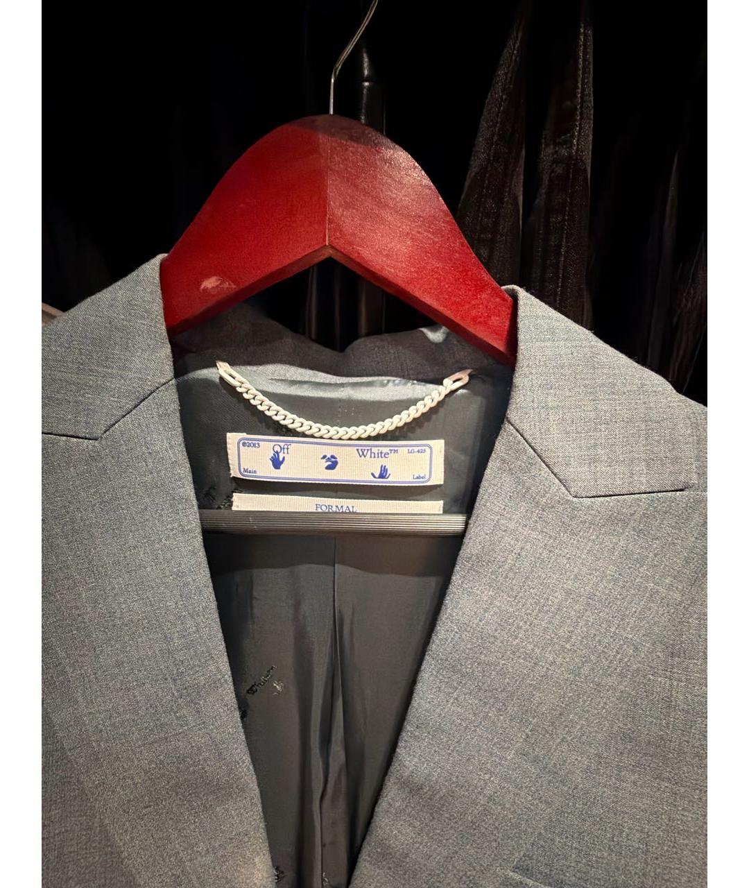 OFF-WHITE Шерстяной жакет/пиджак, фото 4
