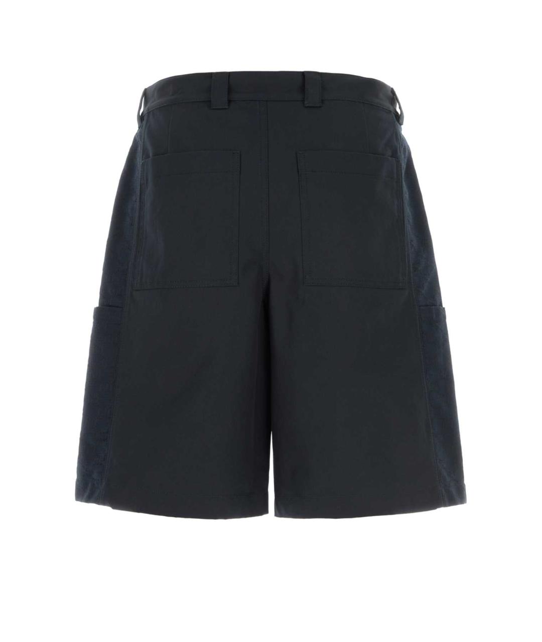 GUCCI Синие хлопковые шорты, фото 2