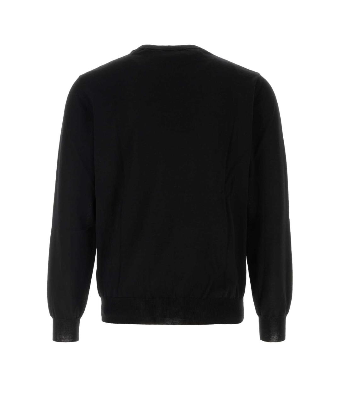 VALENTINO Черный шерстяной джемпер / свитер, фото 2