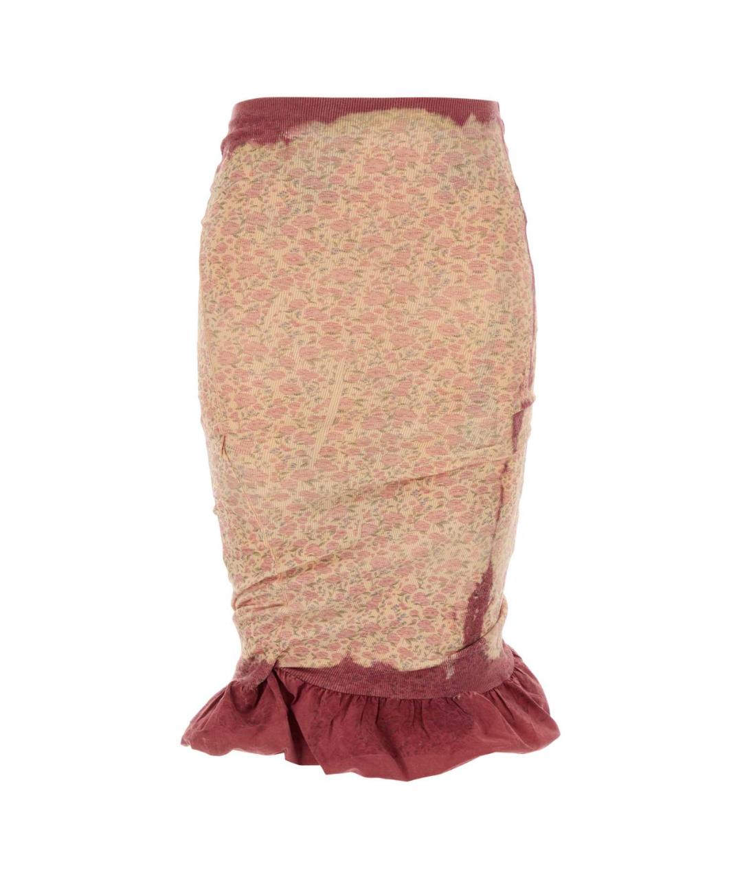 DIESEL Мульти хлопковая юбка миди, фото 1