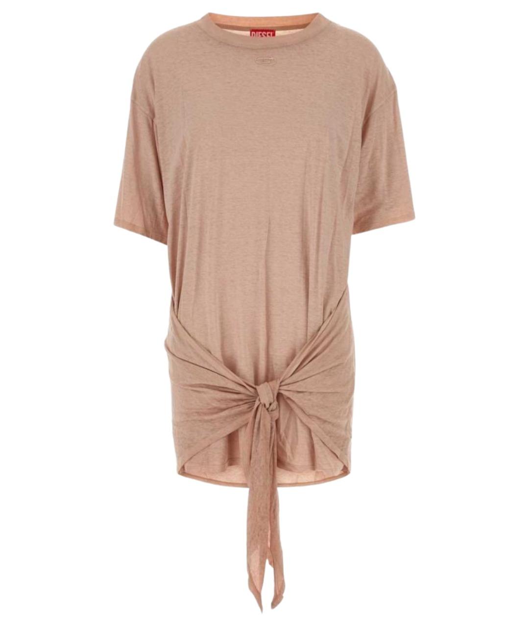 DIESEL Розовое повседневное платье, фото 1