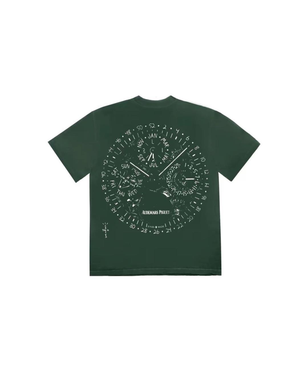 CACTUS JACK BY TRAVIS SCOTT Зеленая хлопковая футболка, фото 2