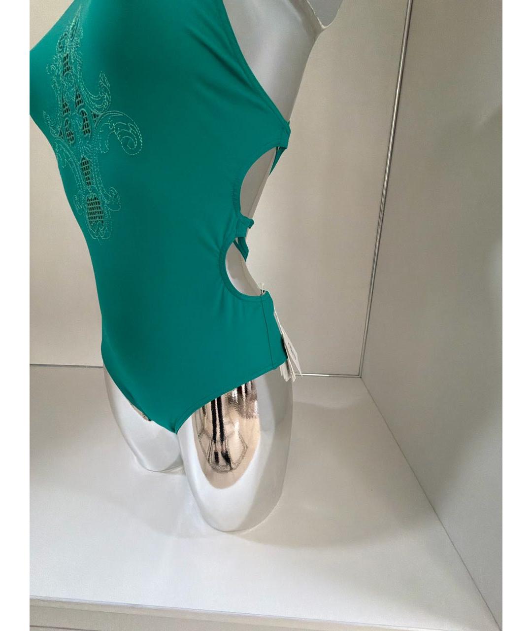 HERMES Бирюзовый полиамидовый купальник, фото 3