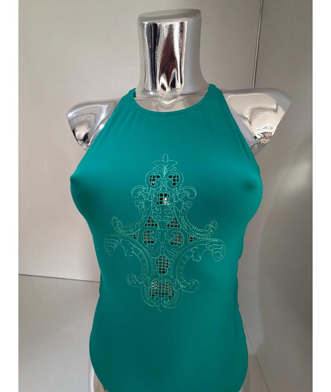 HERMES Бирюзовый полиамидовый купальник, фото 2