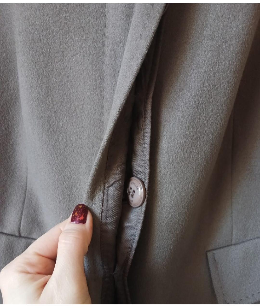 LORO PIANA Бежевое шерстяное пальто, фото 4