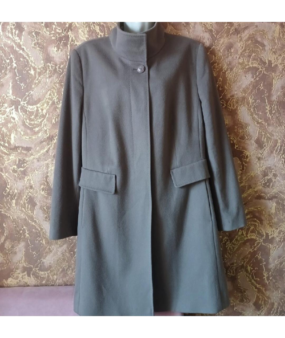 LORO PIANA Бежевое шерстяное пальто, фото 5