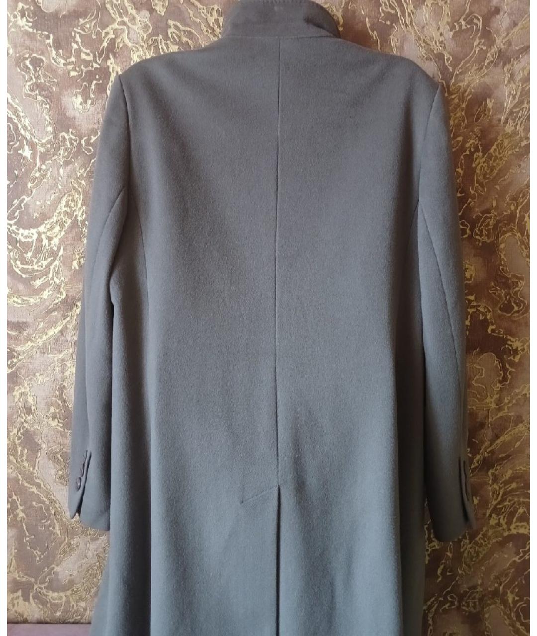 LORO PIANA Бежевое шерстяное пальто, фото 3