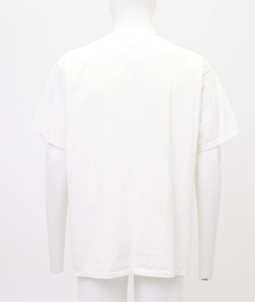GUCCI Белая хлопковая футболка, фото 2