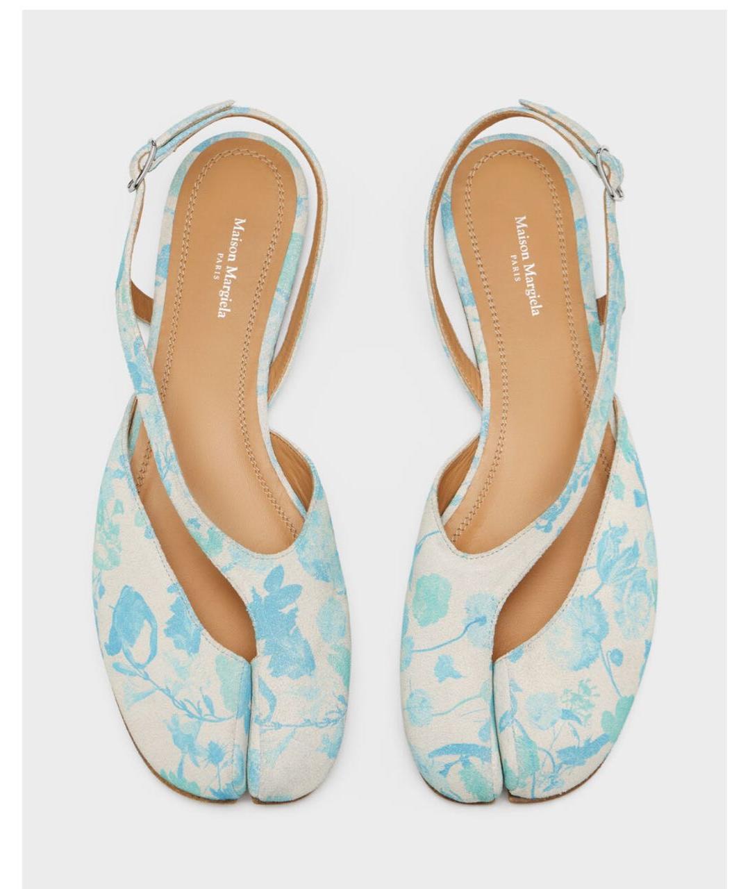 MAISON MARGIELA Мульти кожаные босоножки, фото 2