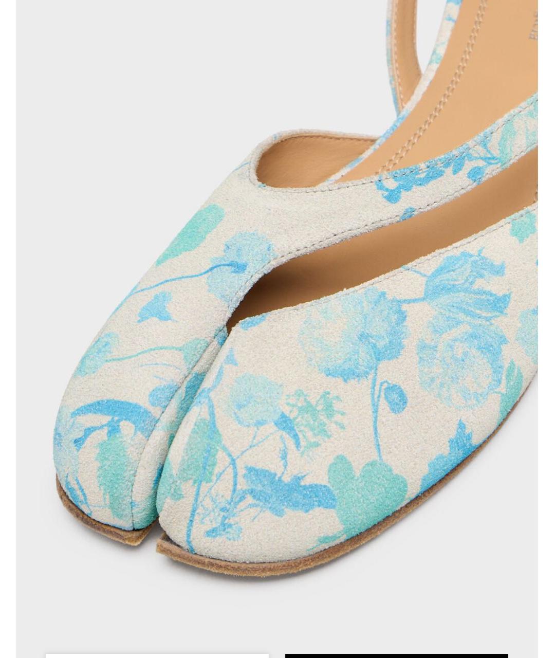 MAISON MARGIELA Мульти кожаные босоножки, фото 3