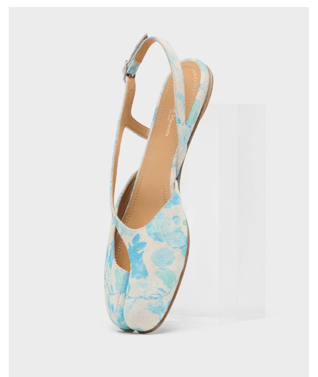 MAISON MARGIELA Мульти кожаные босоножки, фото 6