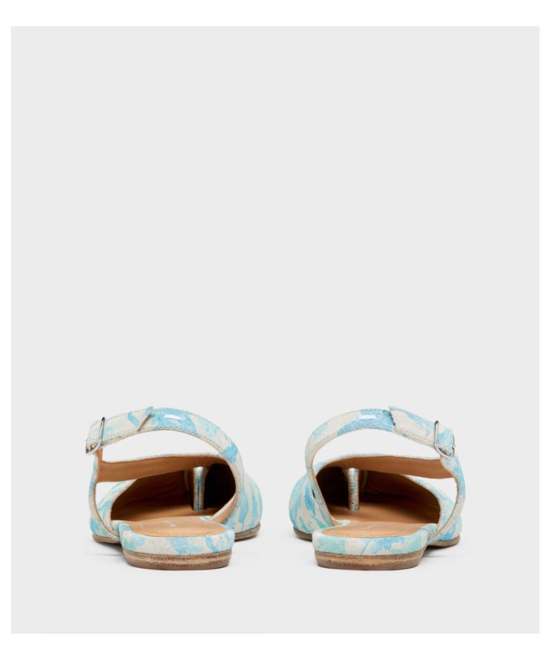 MAISON MARGIELA Мульти кожаные босоножки, фото 4