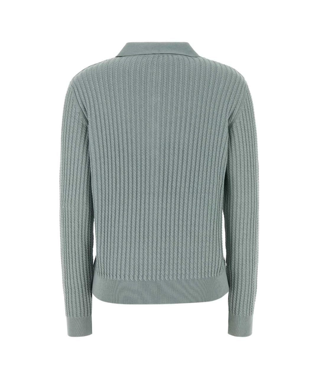 BLAZE MILANO Зеленый шелковый джемпер / свитер, фото 2