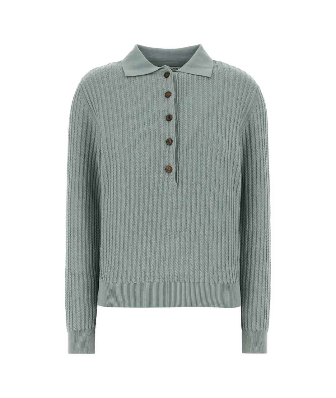 BLAZE MILANO Зеленый шелковый джемпер / свитер, фото 3