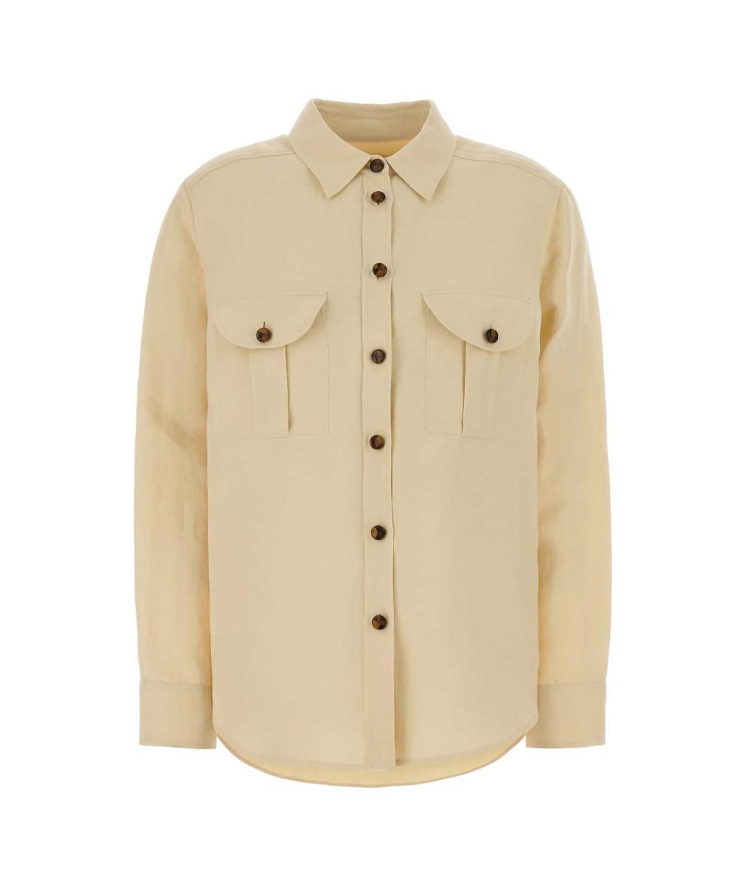 BLAZE MILANO Желтая льняная рубашка, фото 3