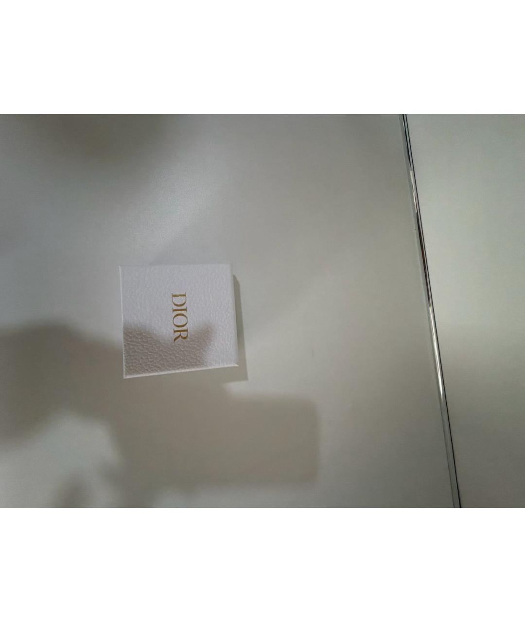 CHRISTIAN DIOR Голубой шелковый шарф, фото 5