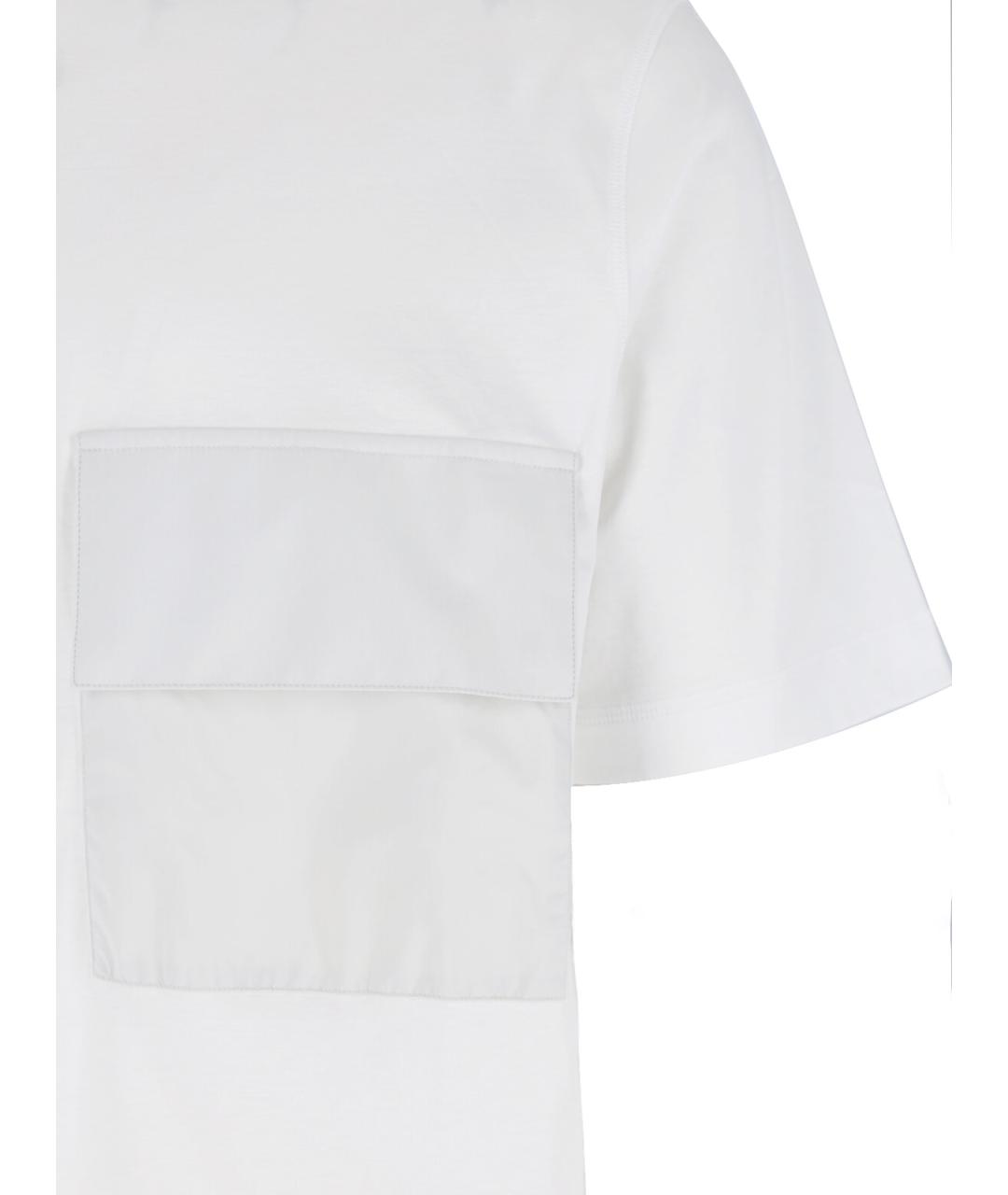 LAMINAR Белая хлопковая футболка, фото 3