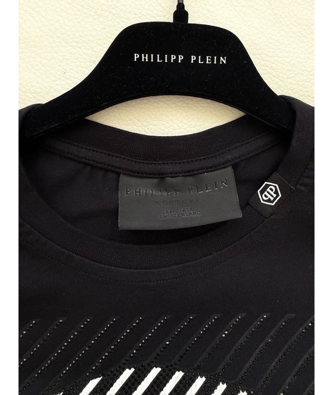 PHILIPP PLEIN Черная футболка, фото 4