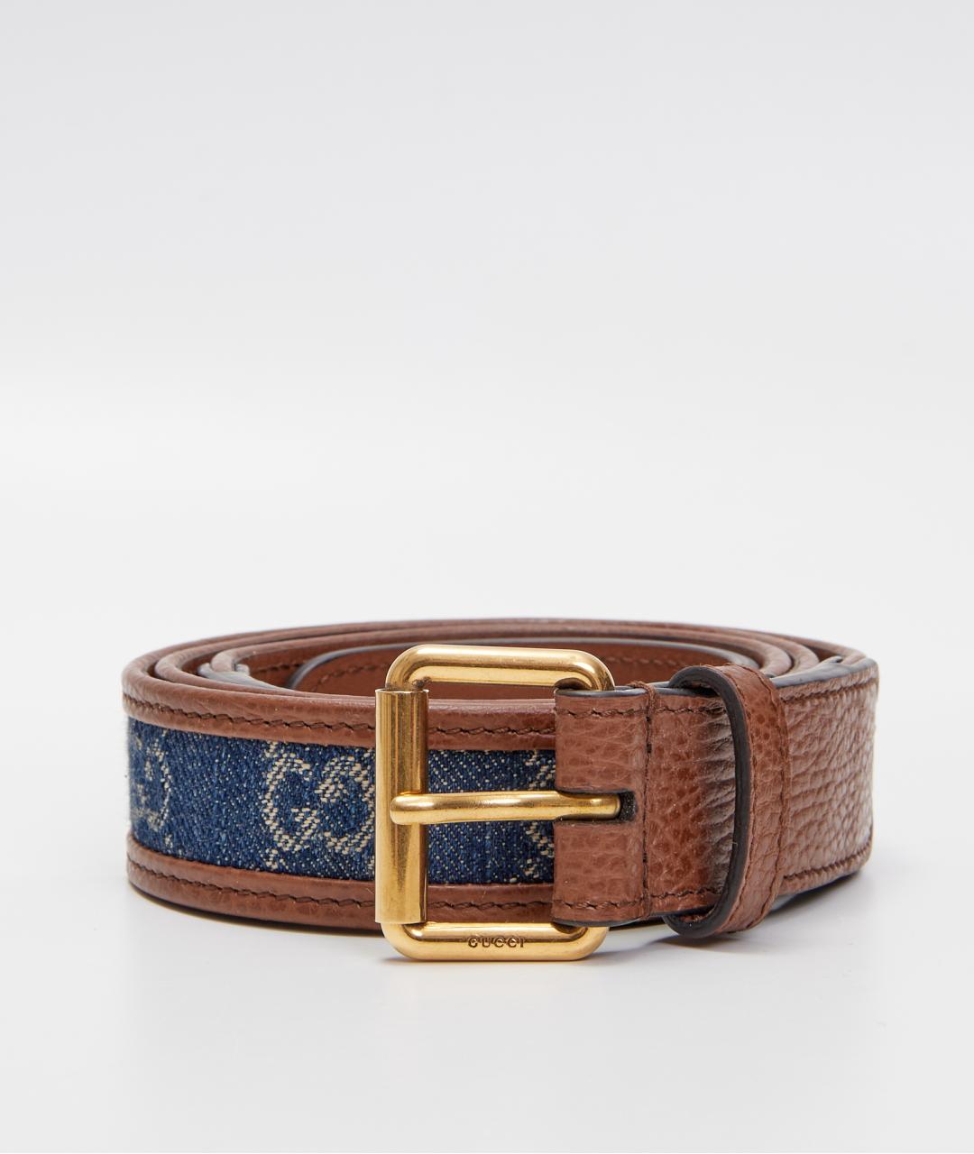 GUCCI Коричневый кожаный ремень, фото 4